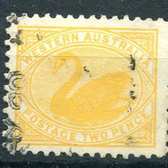 1902 2d yellow with upright wmk. Used by ...
