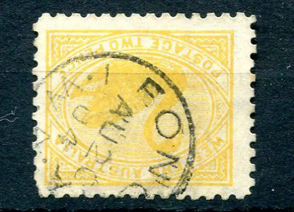 1902 2d yellow with upright inverted wmk. Fine ... Image 1++