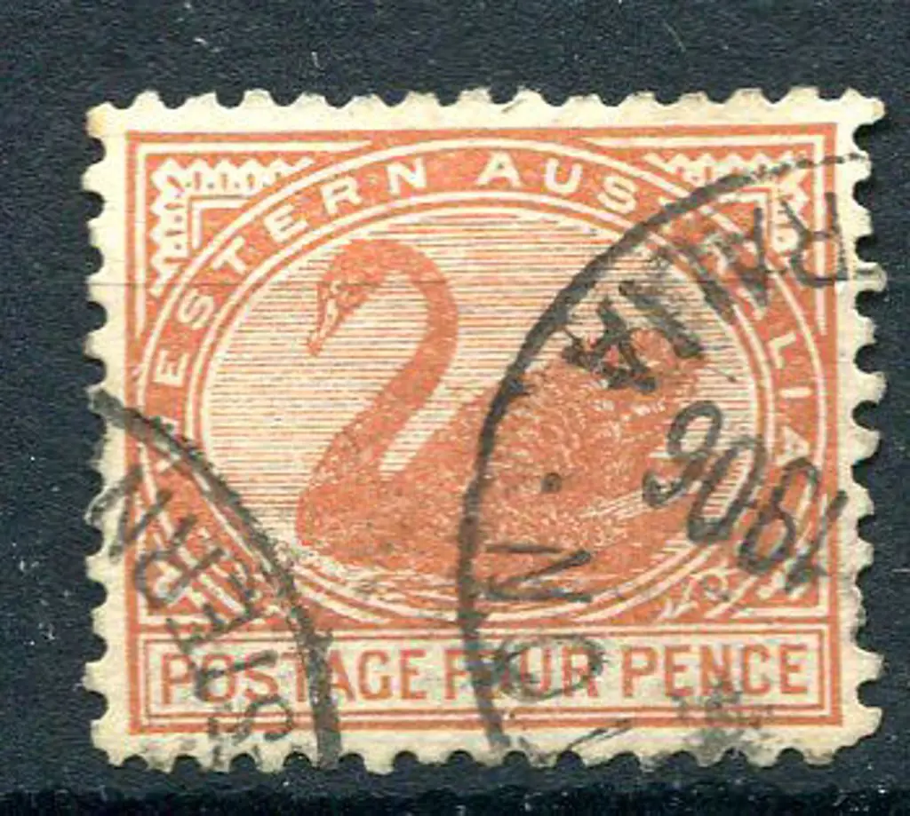 1902 4d chestnut. Fine used with 1906 partial cds. ... Image 1++