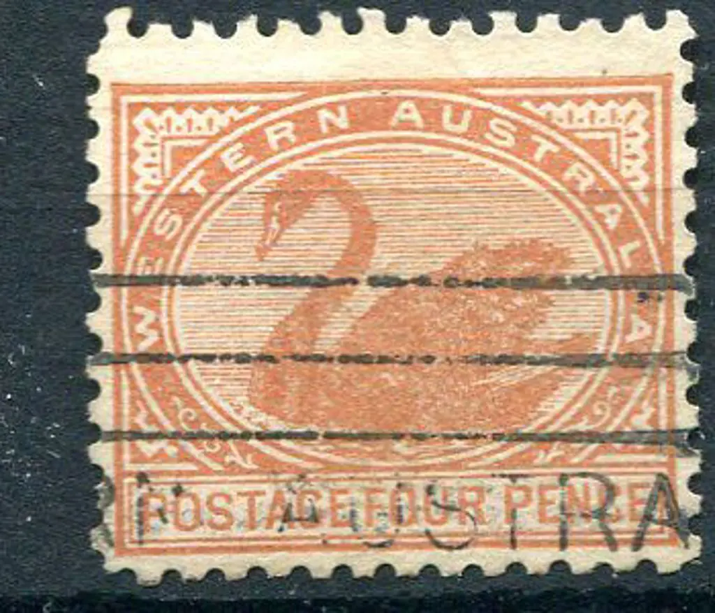 1902 4d chestnut. Fine used with neat machine ... Image 1++