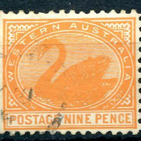 1902 9d yellow-orange. Lightly used with part ...