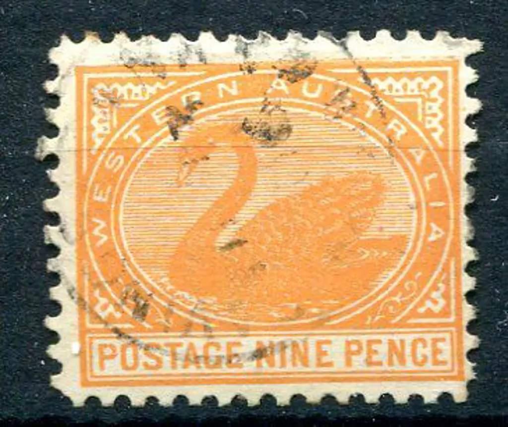 1902 9d yellow-orange, perf. 11. Fine used. A ... Image 1++