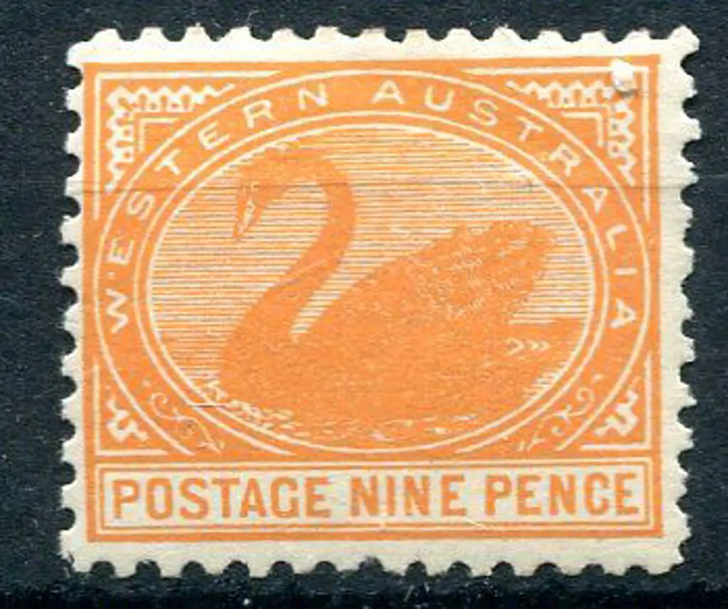 1902 9d yellow-orange. MLH. SG 133, Cat. £180 Image 1++