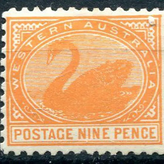 1902 9d yellow-orange. MLH. SG 133, Cat. £180