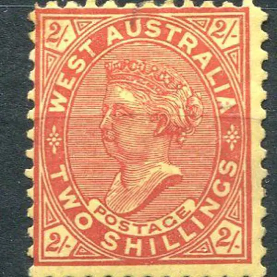 1902 2/- bright red/yellow. MLH/MH, centred top ...