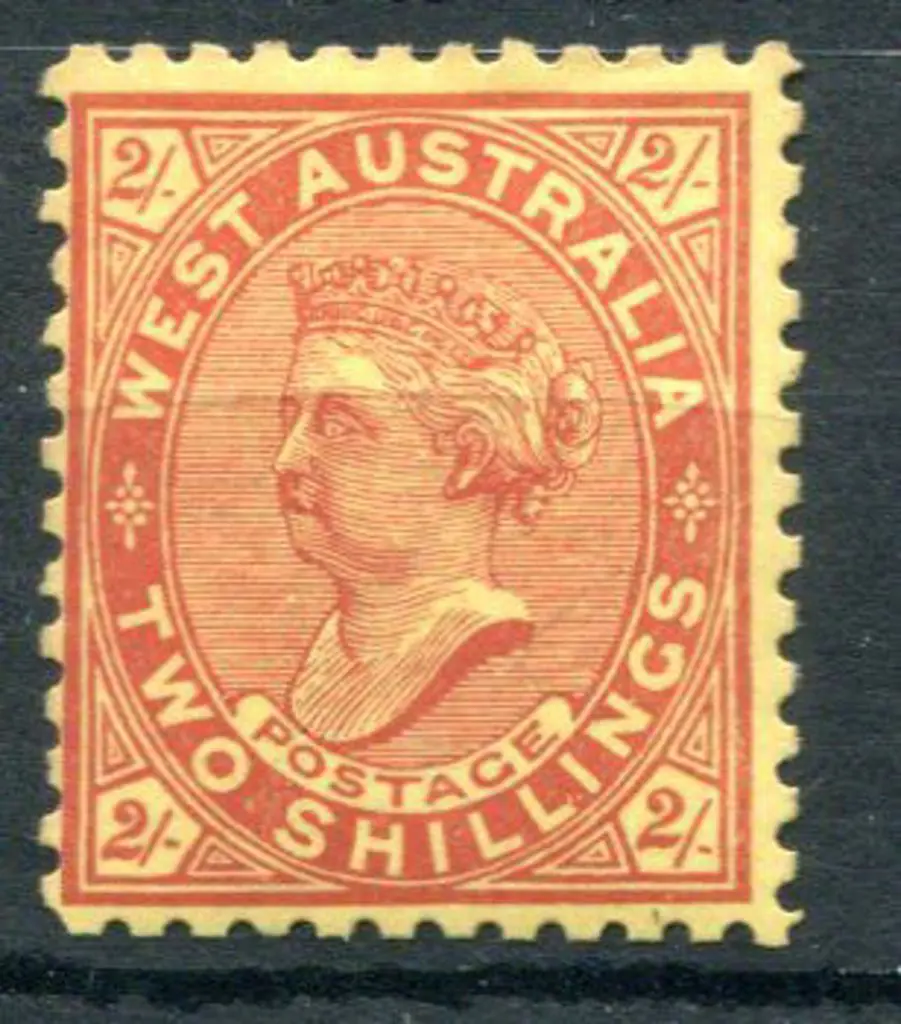 1902 2/- orange/yellow with inverted wmk. MLH. SG ... Image 1++