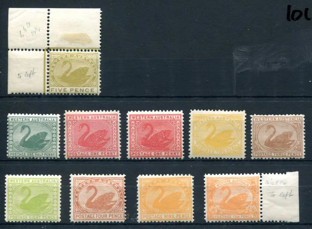 1905/12 ½d green, 1d carmine, 1d carmine-red & 2d ... Image 1++