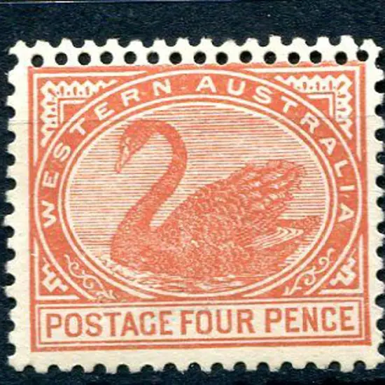 1910 4d bright brown-red with double perfs at ...