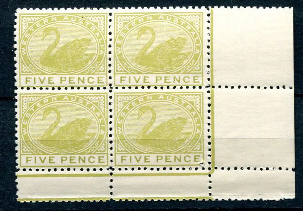 1905 5d pale olive-bistre upper pane lower right ... Image 1++