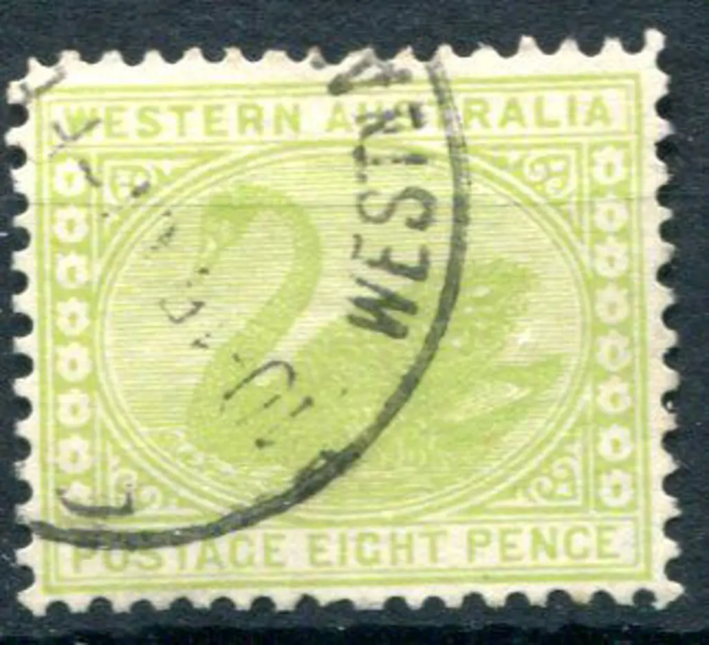 1912 8d apple-green with Crown/ A sideways wmk. ... Image 1++