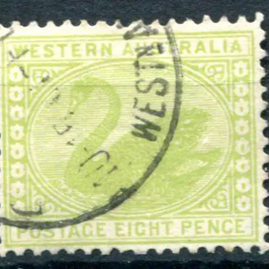 1912 8d apple-green with Crown/ A sideways wmk. ...