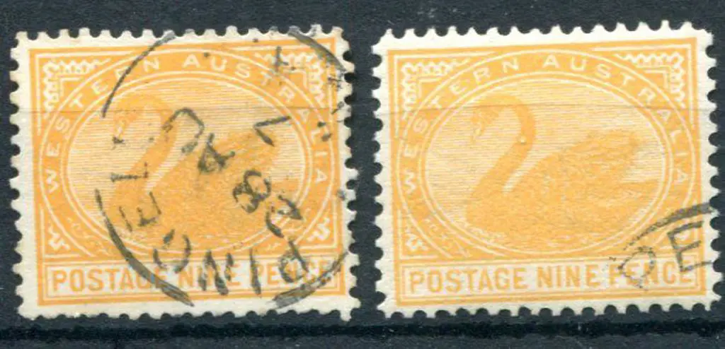 1906 9d orange-yellow with Crown/A wmk sideways ... Image 1++
