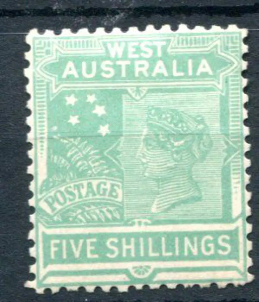 1905/12 5/- emerald-green. MLH. SG 148, Cat. £180 Image 1++