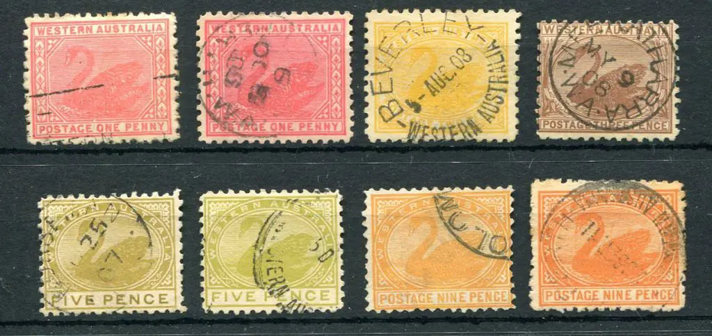 1905/12 1d rose-pink (SG 151), 1d carmine red (SG ... Image 1++