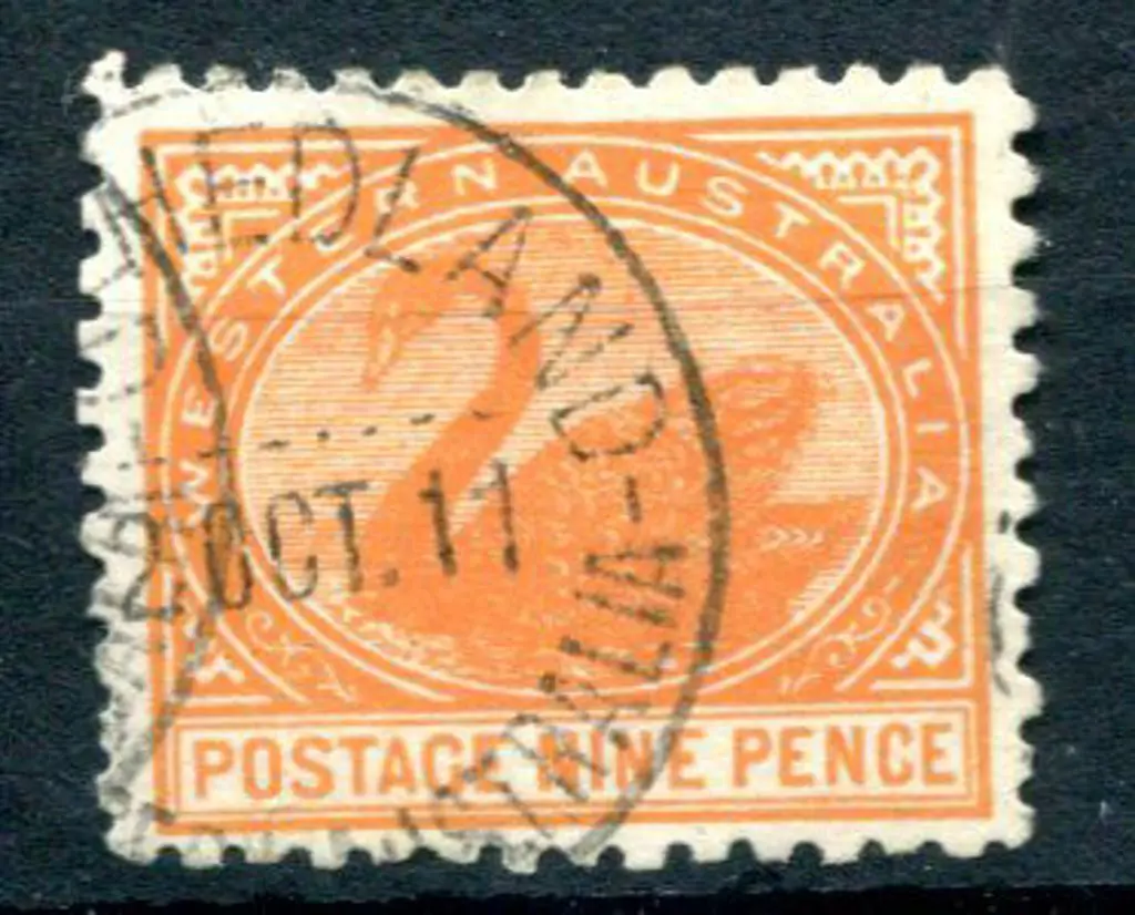 1905 9d orange. Good to fine used. SG 157, Cat. ... Image 1++