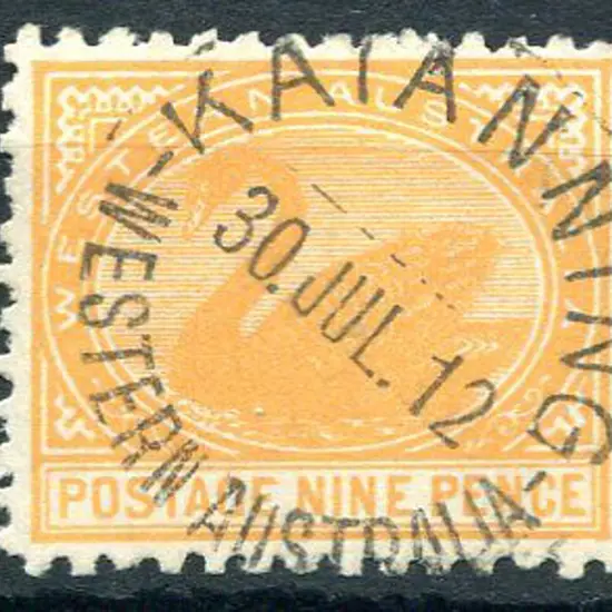 1905 9d orange. Fine used with attractive crisp ...