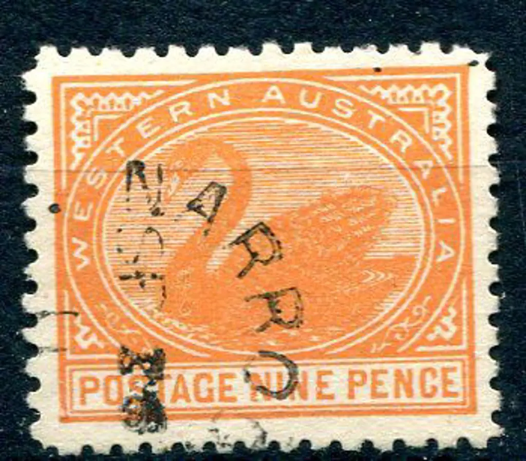1905 9d red-orange. Fine used with corner part ... Image 1++