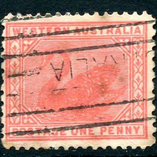 1905 1d rose-pink, Crown over double-lined A wmk ...