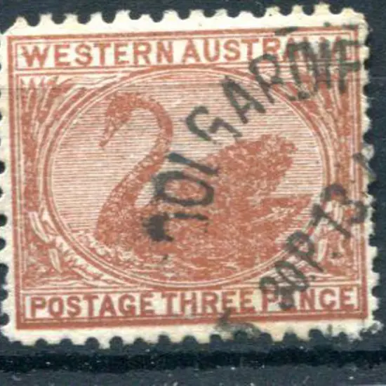 1912 3d brown with on thin ready gummed paper. ...
