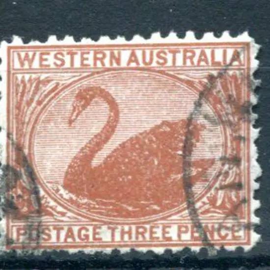 1912 3d brown with upright C/A wmk on thin ready ...