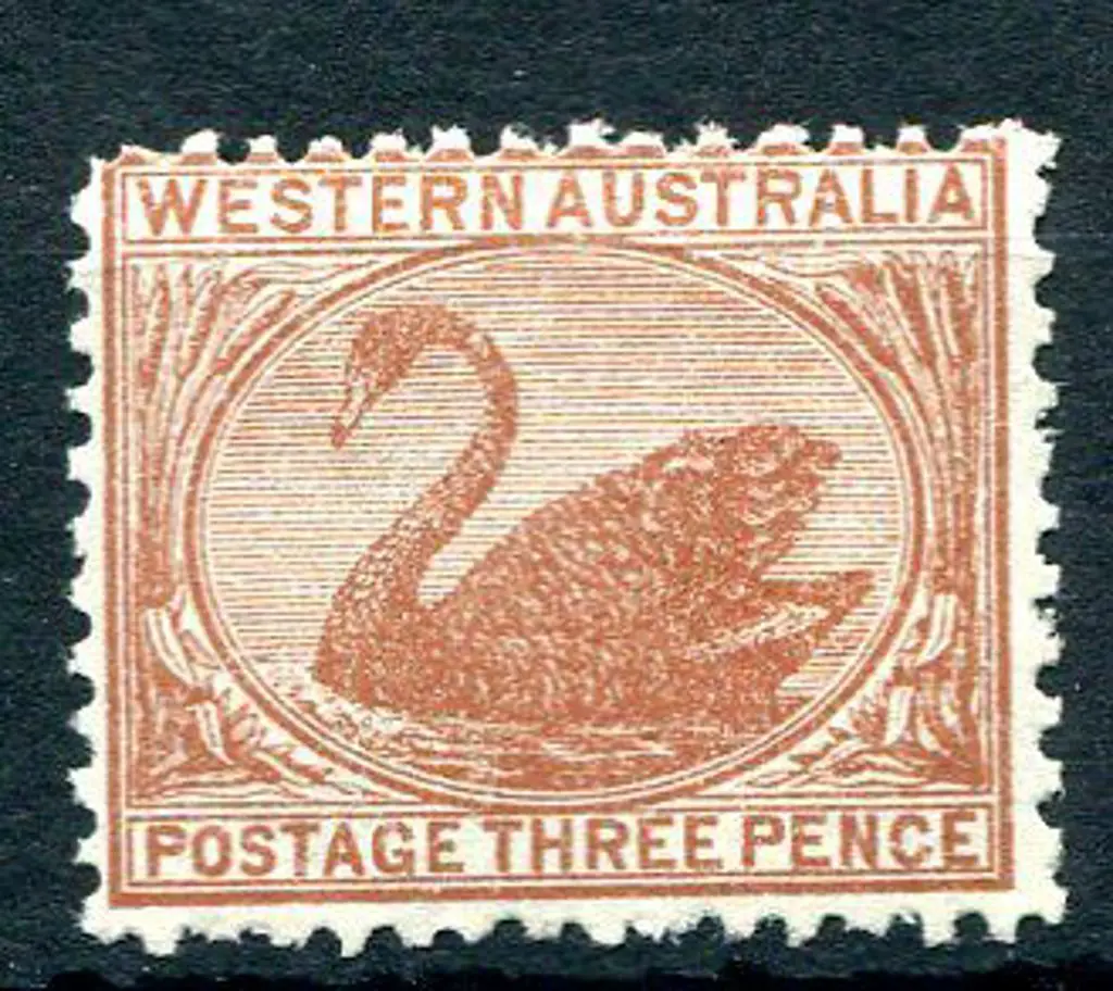 1912 3d brown, perf 12½ with upright wmk. MLH SG ... Image 1++