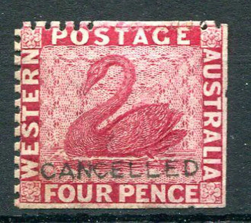 1862/82 4d carmine with upright Crown CC wmk, ... Image 1++