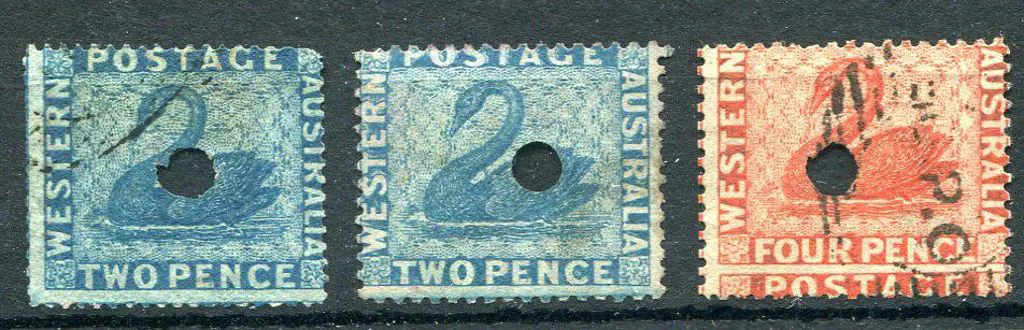 1861 2d blue, intermediate perf. 14-16, 2d blue, ... Image 1++