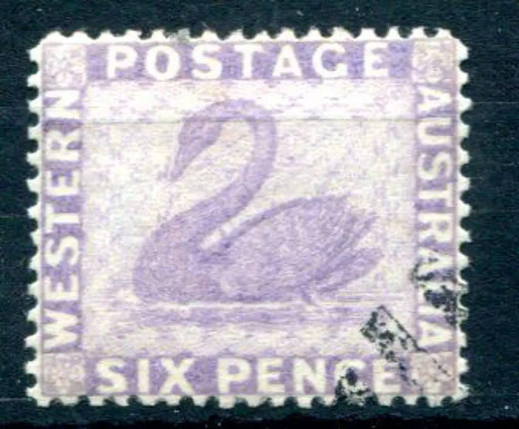 1893 6d violet with gum. SG 100 Image 1++