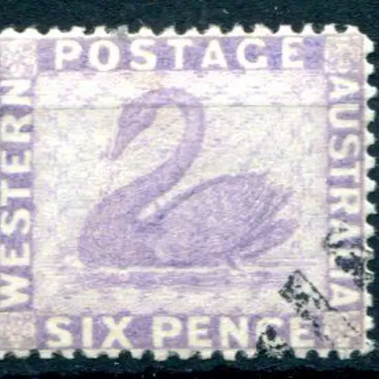 1893 6d violet with gum. SG 100