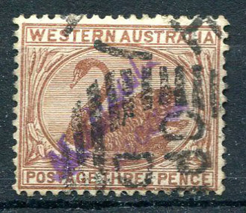 1895 3d pale brown, Crown wmk Crown/CA, perf. 14. ... Image 1++