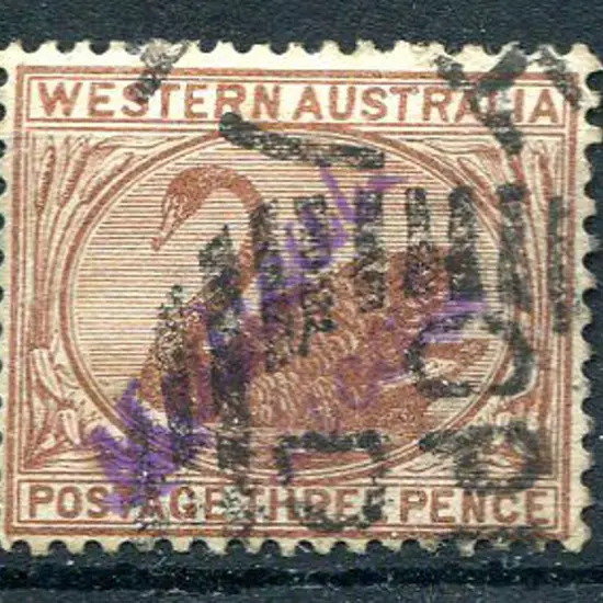 1895 3d pale brown, Crown wmk Crown/CA, perf. 14. ...