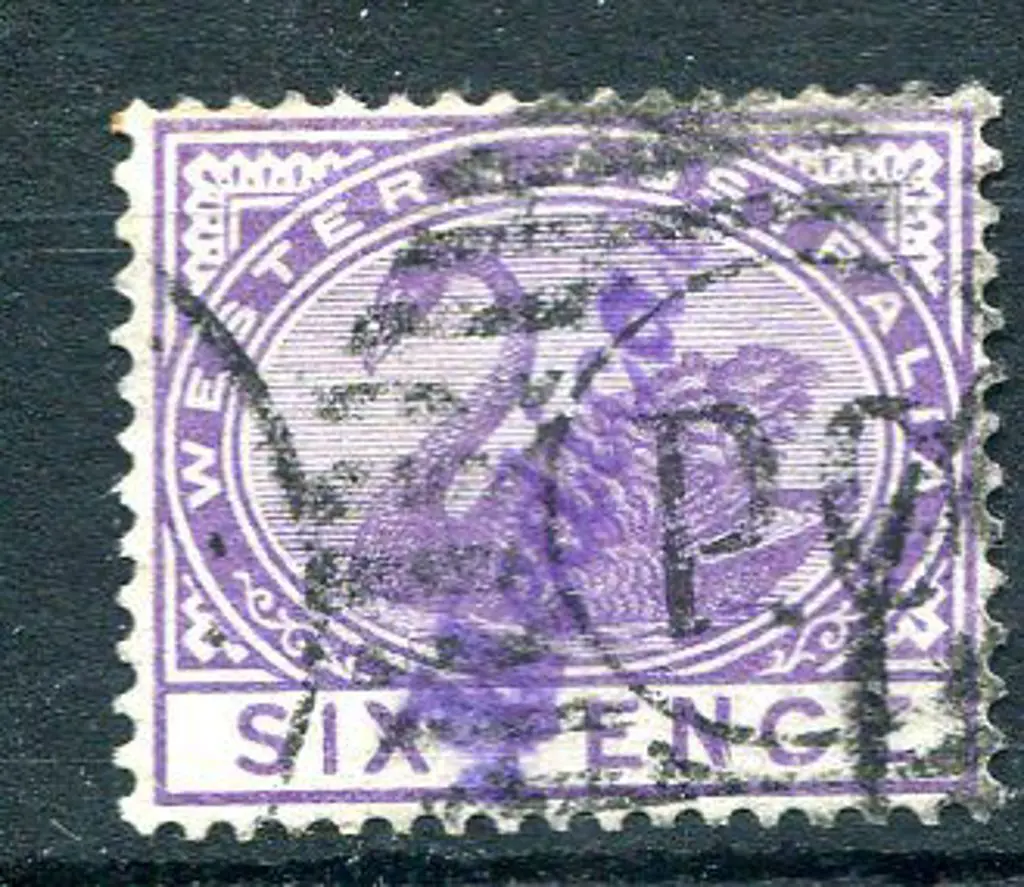 1897 6d violet, Crown/CA wmk, perf. 14. Used with ... Image 1++
