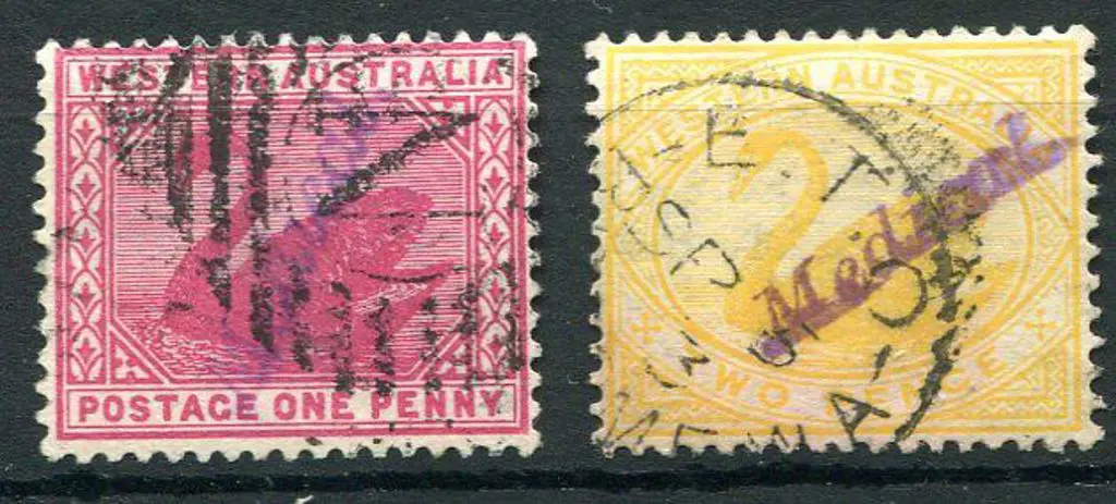 1898/1907 1d carmine, W Crown A wmk, perf. 14 F/U ... Image 1++