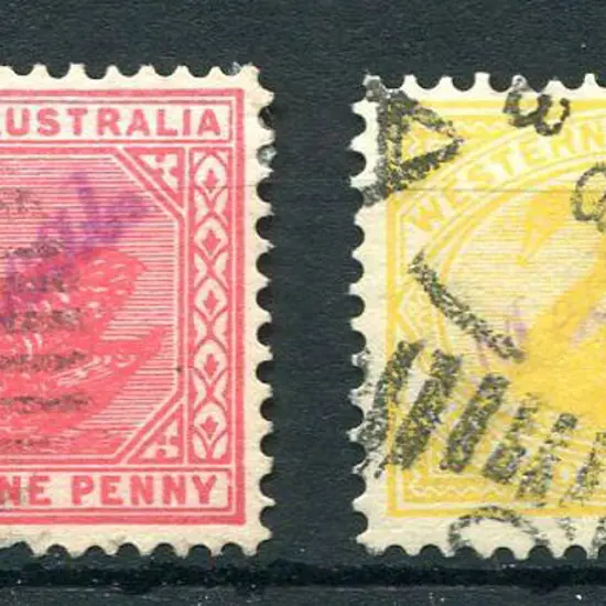1902/11 1d carmine-rose with sideways wmk F/U with ...
