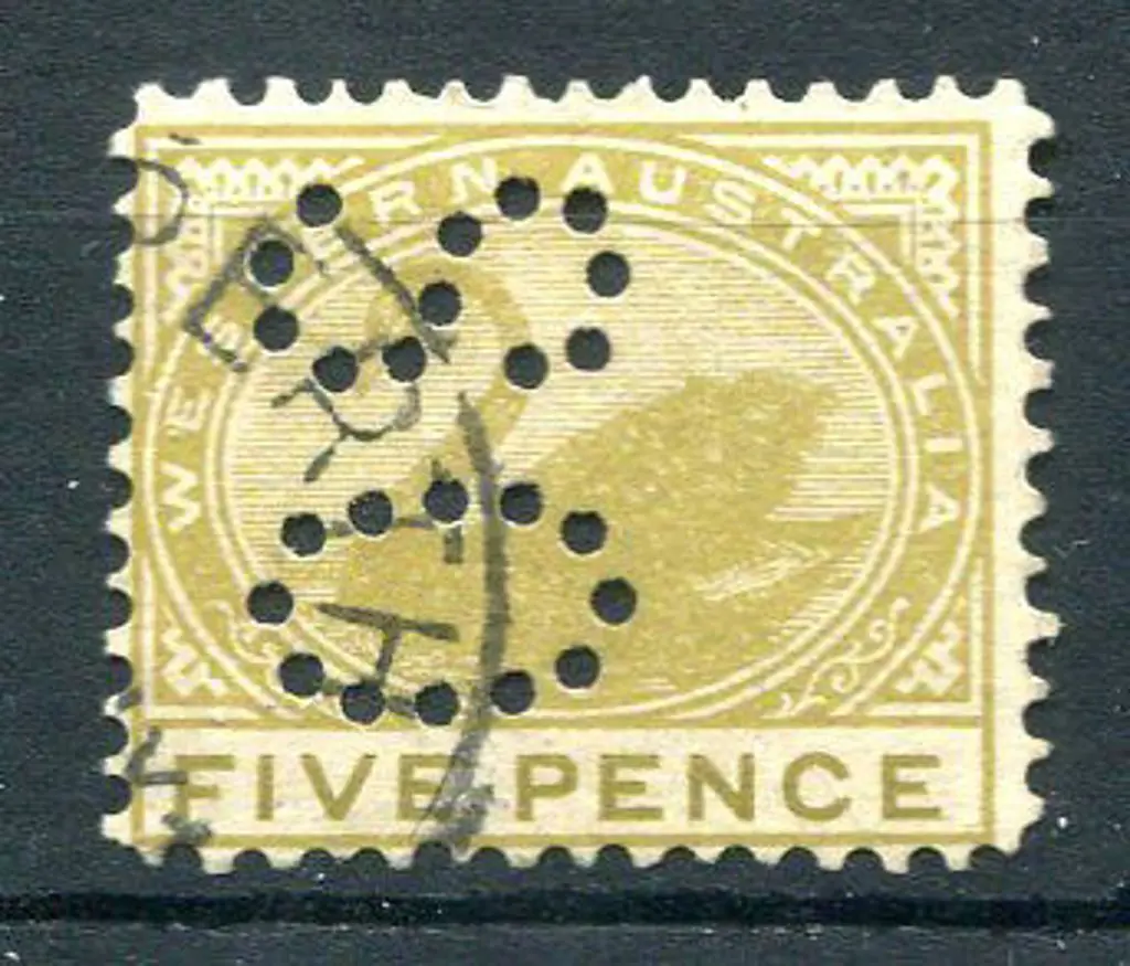 1902/17 5d bistre, V/Crown wmk. Note in ACSC, page ... Image 1++