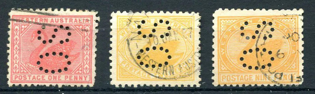 1905/12 1d rose-red (ACSC W13b), 2d yellow (ACSC ... Image 1++