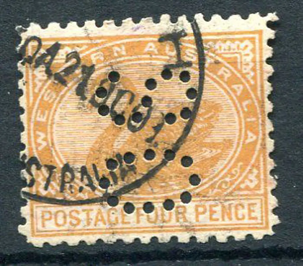 1905 4d pale chestnut, perf. 11, perfined "OS". ... Image 1++