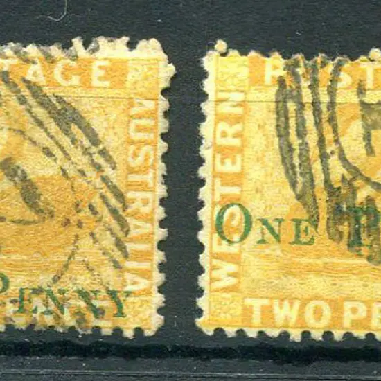 1905 9d orange, perf. 11 perfined "OS". Fine used ...