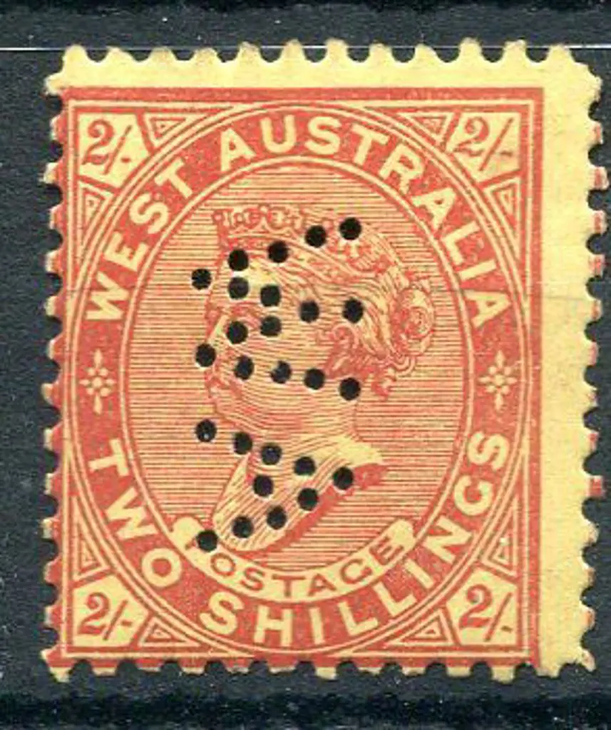 1902 2/- dark red yellow V/Crown wmk perf 11 with ... Image 1++