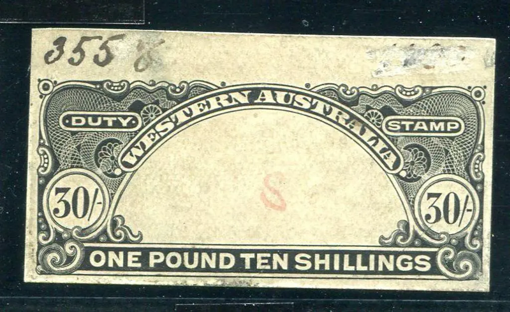 £1, 10/- "ONE POUND TEN SHILLINGS" Die proof in ... Image 1++