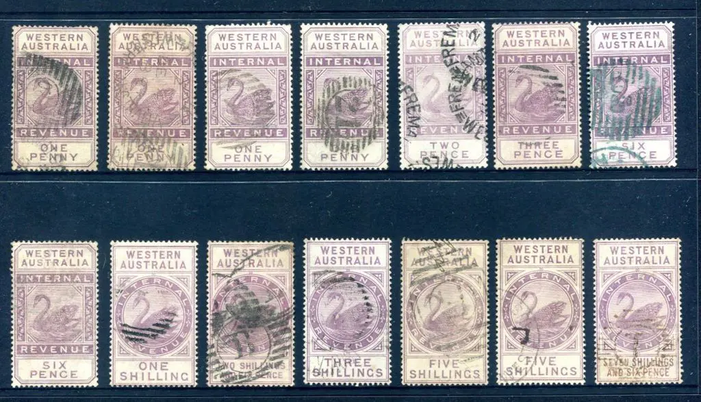 1881 Internal Revenues, CA/Crown wmk with narrow ... Image 1++