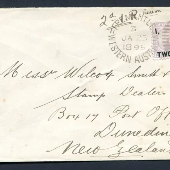 1881 unissued 3d lilac swan with "I.R." ovpts incl ...