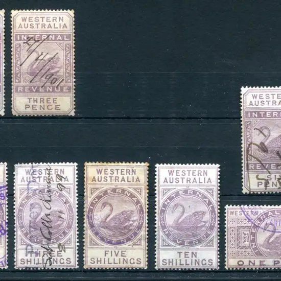 1896 Internal Revenues, Crown over CA wmk with ...