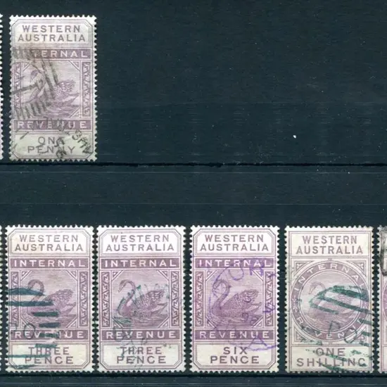 1896 Internal Revenues, Crown over CA wmk with ...