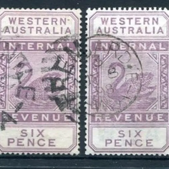 1897/1903 Internal Revenues, W crown A wmk. ...