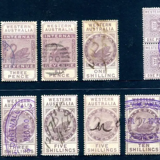 1897/1903 Internal Revenues, W crown A wmk. A ...