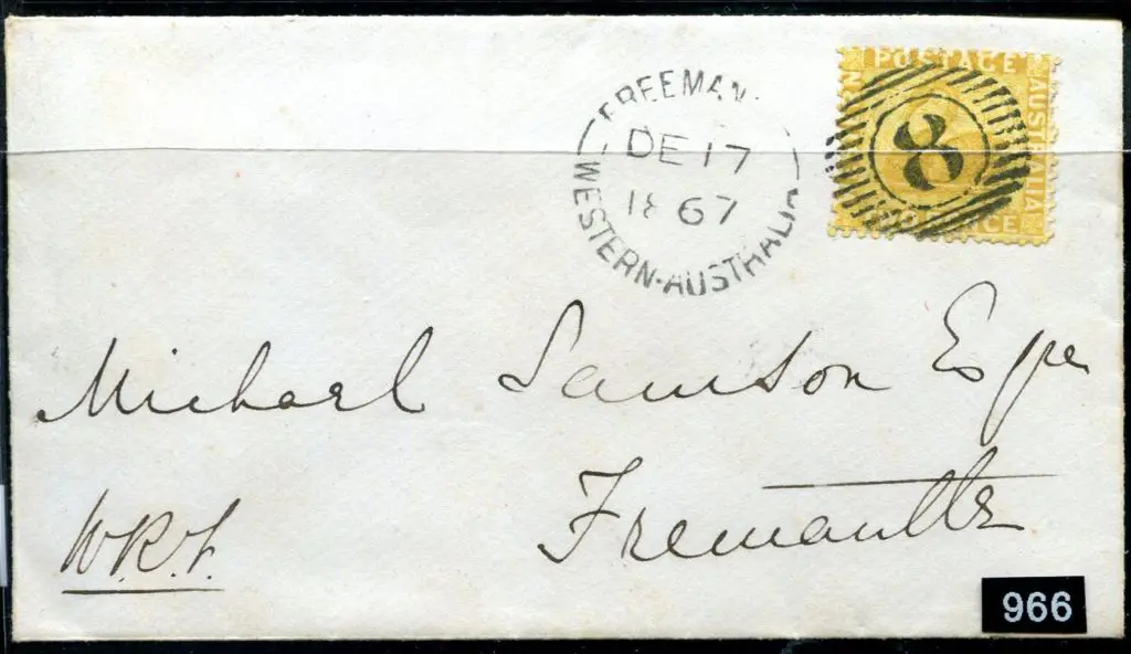 1867 (17th Dec) Proving cover tying numeral ... Image 1++