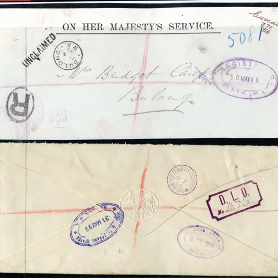 1899 (30th May) Registered Office of Titles ...