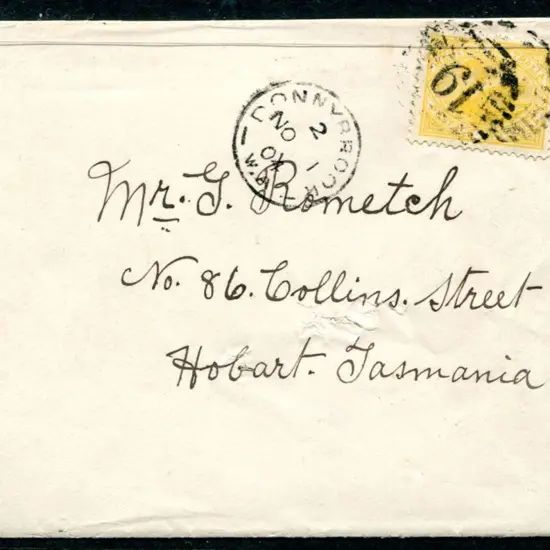 1904 (1st Nov) Proving cover for the 12 bar "19" ...