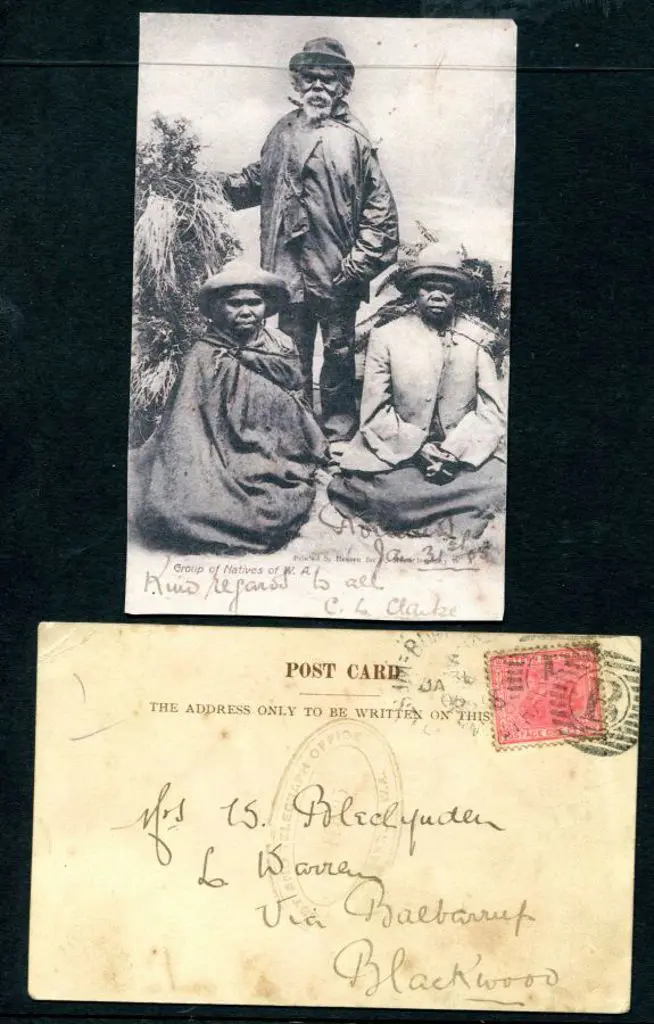 1905 (31st Jan) "Group of Natives of WA" b&w ... Image 1++